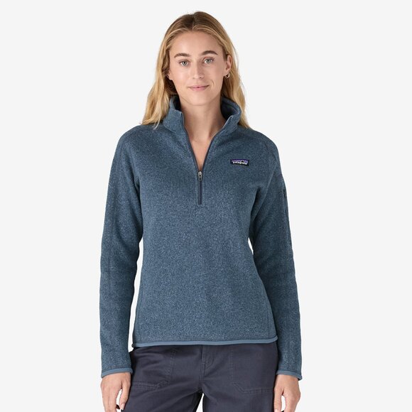 Patagonia Better Sweater 1/4-Zip Fleece, Blue, Size Small - Picture 1 of 6